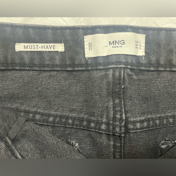 MNG Authentic Denim Women’s Black Denim Skirt Size Medium - Picture 5 of 12